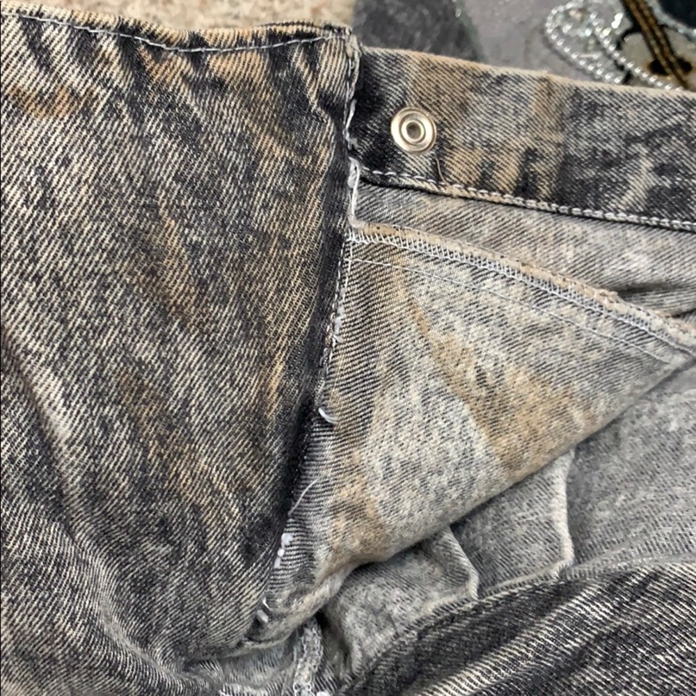 Vintage acid washed sequins coat jacket - Picture 9 of 13